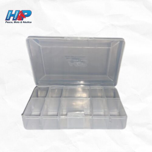 Estojo HP cristal mini com 10 divisórias 11 x 7.5 x 2.3 centímetros-7899780202543