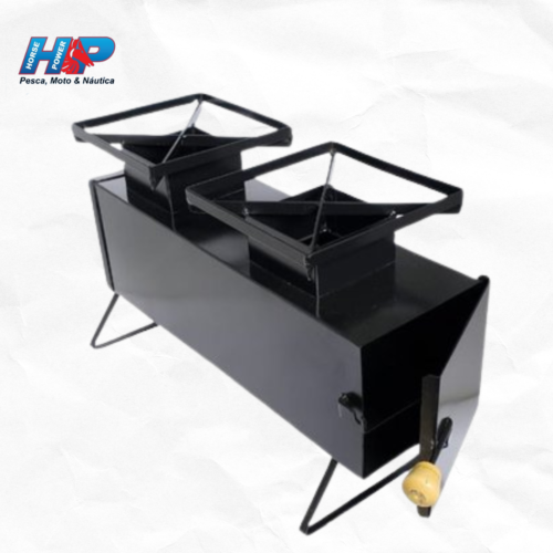 Fogao 2 bocas 50centímetros ( a lenha )