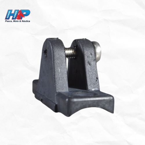 BASE PARA TOLDO PARABRISA COM PARAFUSO (PRETA) - UNIDADE-7147481101017