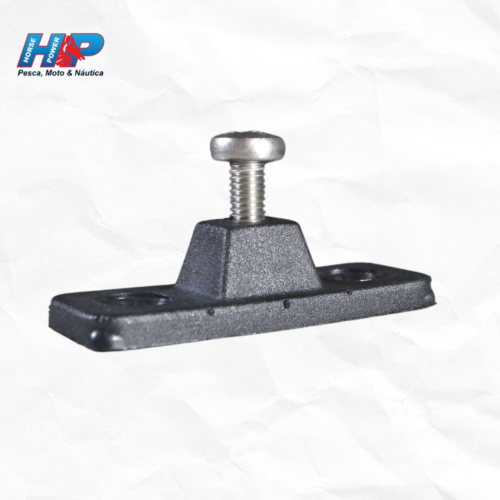 BASE PARA TOLDO LATERAL COM PARAFUSO (PRETA) - UNIDADE-7899780205681