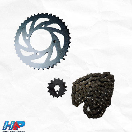 KIT TRANSMISSÃO CRYPTON 2012 | 42 DENTES (ORIGINAL Yamaha)