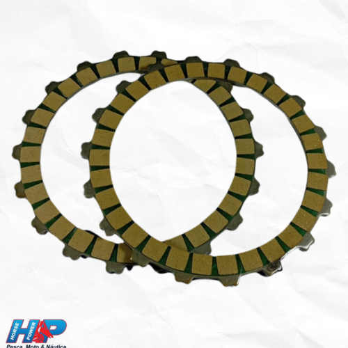 Jogo de Disco de Embreagem Crypton 2010 e 2011 Autotec