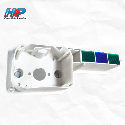 Carcaça Inferior do Painel Bros 2005 Branca Importada