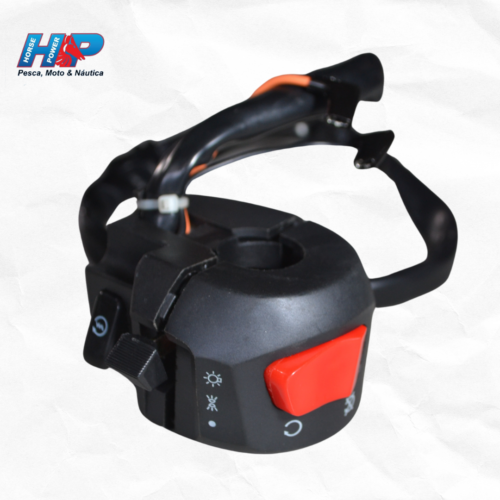 Interruptor de Guidão Yes 2007 Lado Direito 8 Fios Scud