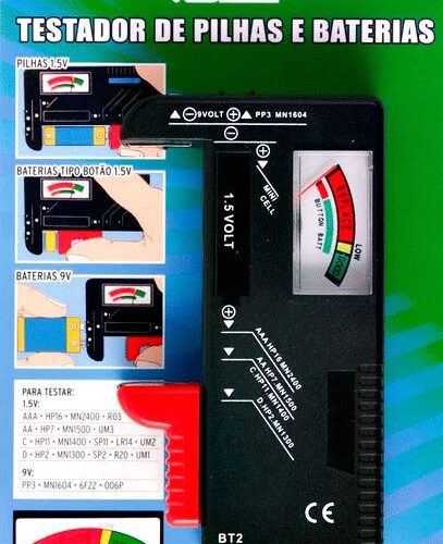 Testador de Pilhas e Baterias Western