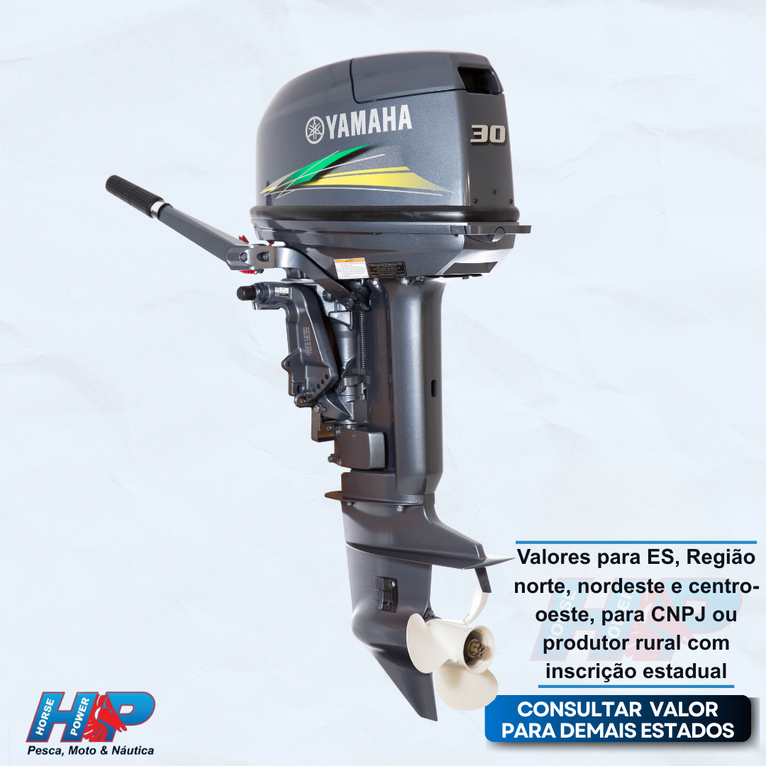 MOTOR DE POPA YAMAHA 30HP 30HMHS 2T