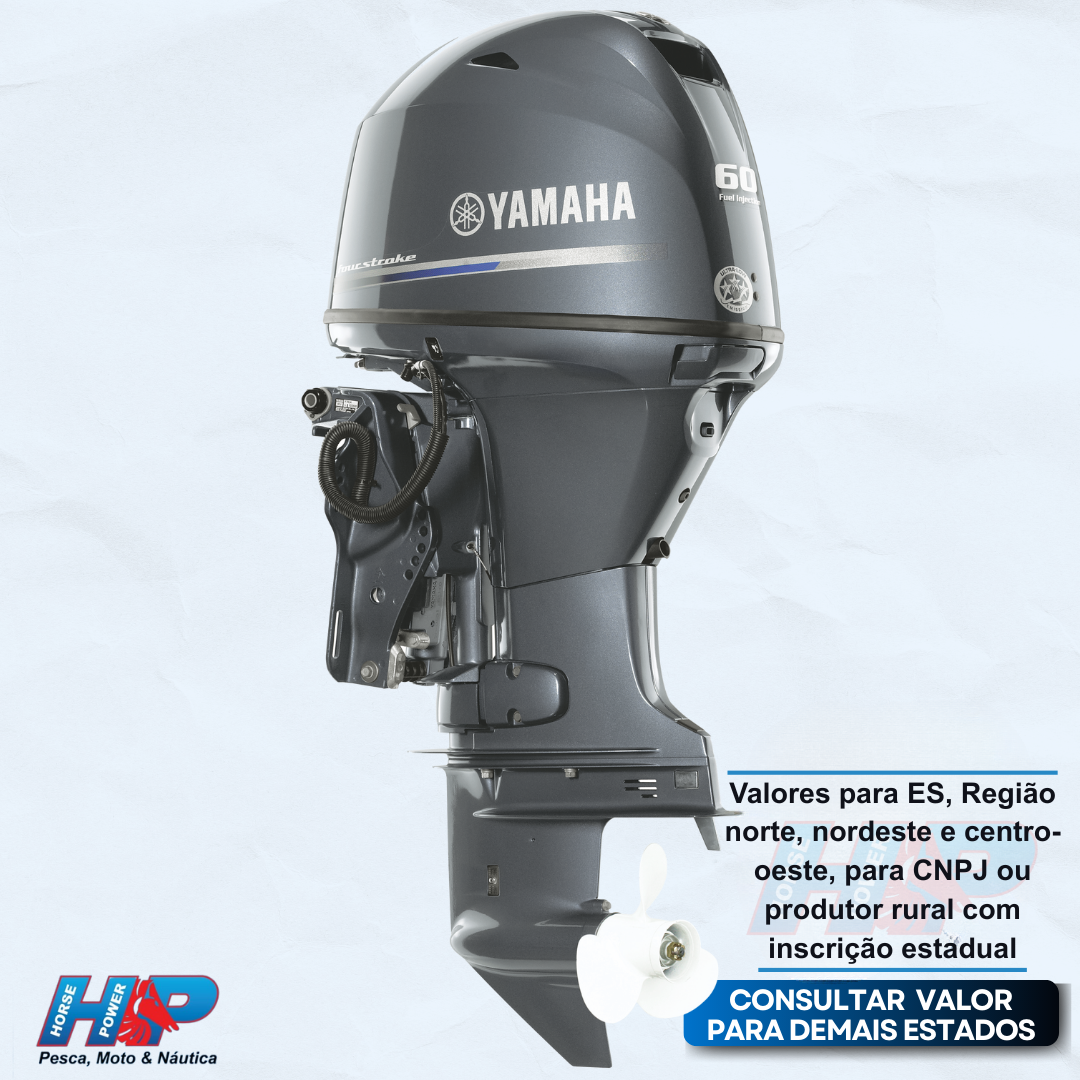 MOTOR DE POPA YAMAHA 60HP 4T F60FETL