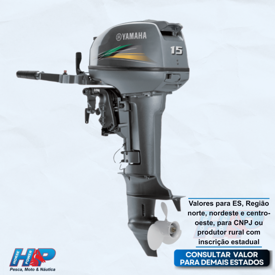 MOTOR DE POPA YAMAHA 15HP 15GMHS 2T