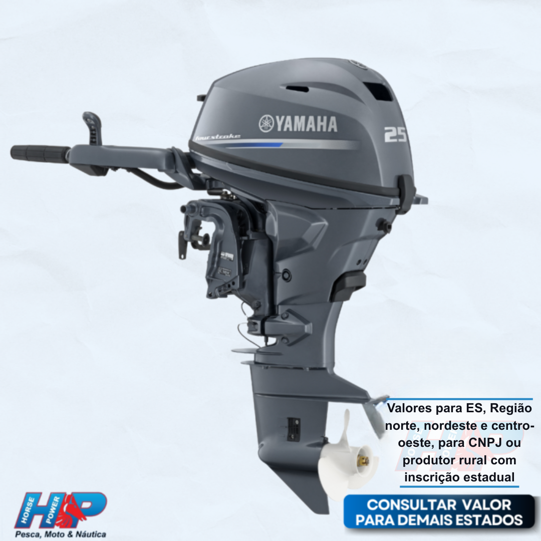 MOTOR DE POPA YAMAHA F25HP GMHS