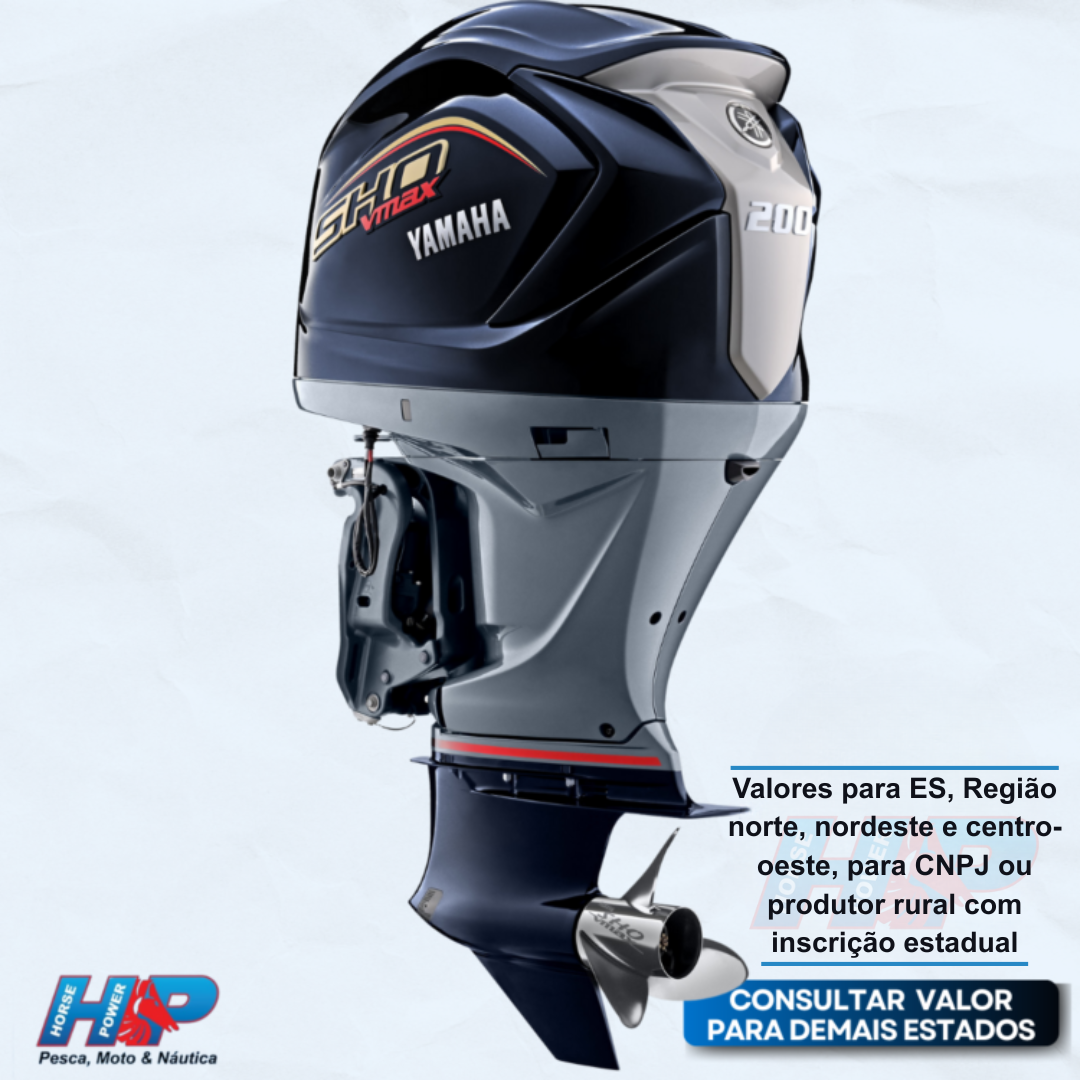 MOTOR DE POPA YAMAHA 4T V-MAX VF200LB