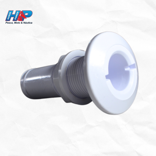 SAÍDA D'ÁGUA DE PVC PARA BARCO / LANCHA 1 1/8 HP-7899780205025