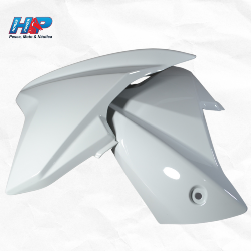 Aba Tanque Titan 150 2014 A 2015 Branca Paralela (Par)