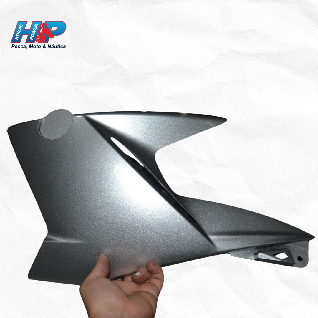 Aba tanque fazer 2011 a 2015 prata lado esquerdo original yamaha-44CF137W00P3