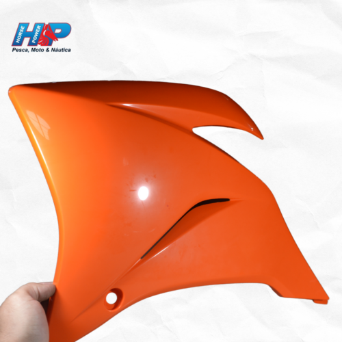 Aba tanque lander lado esquerdo laranja original yamaha
