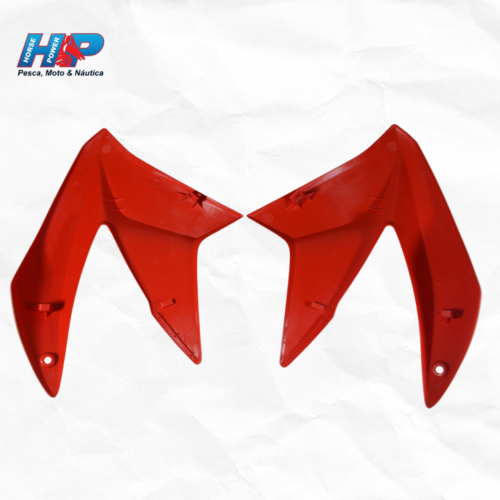 Aba Tanque Bros 150 2014 A 2015 Vermelha (Par) Paralela