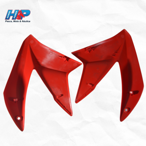 Aba Tanque Bros 150 2012 A 2013 Vermelha (Par) Paralela