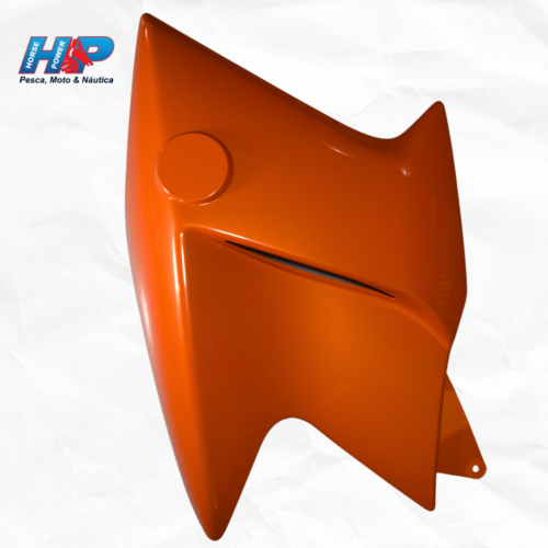 Aba tanque ybr factor 2015 lado direito laranja original-18DF137X20P4
