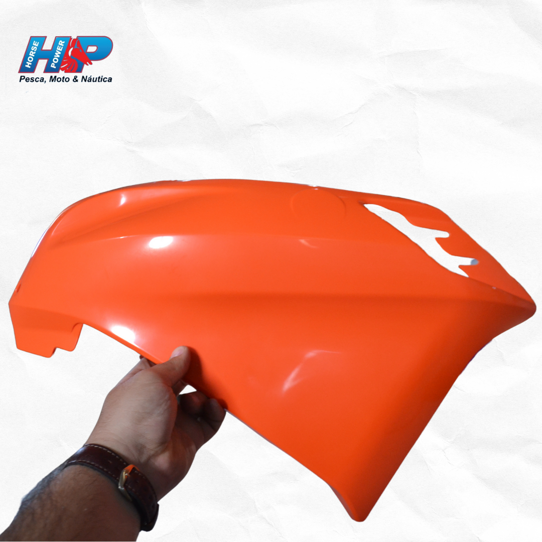 Aba tanque xtz 150 (lado direito) laranja original YAMAHA-2CCF137X2000