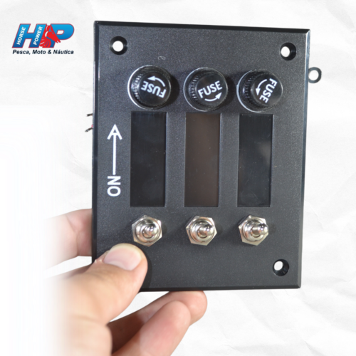 Painel náutico 3 funções  Sea Horse-7908162502734