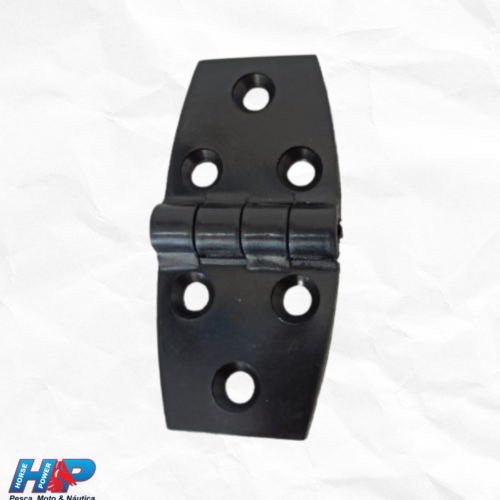 Dobradiça HP 6 furos preto-7151286101011