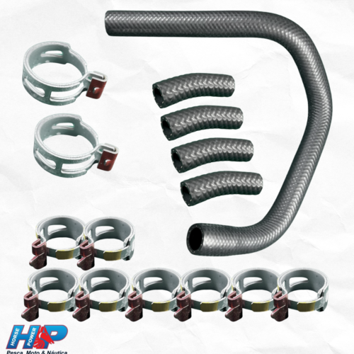 KIT MANGUEIRAS ESCAPAMENTO JETSKY YAMAHA JF110 FX160 FX1100 ORIGINAL-908914078600