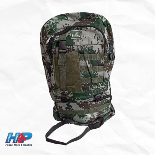 MOCHILA CAMUFLADA SPORT EXPANSÍVEL-7155818101012