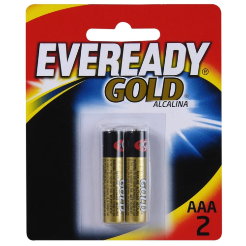 Pilha eveready gold aaa palito com 2 unidades alcalina-8888021201468