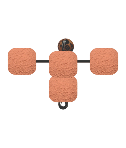 Anteninha 1420 Tradicional EVA Ração Café Leite com 10 Unidades