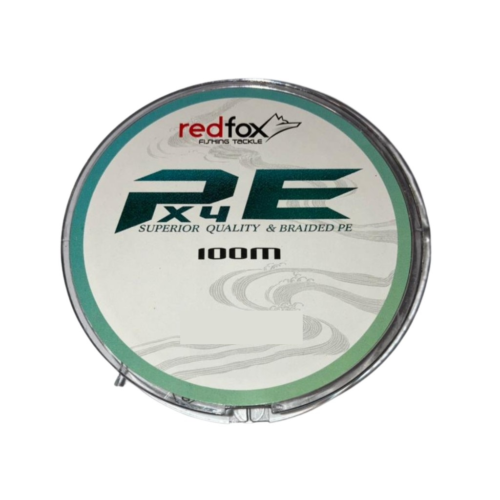 Linha multifilamento red fox 4x 0.34 milímetros 100 metros-7156111101013