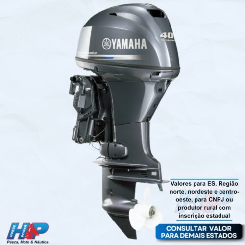 MOTOR DE POPA YAMAHA 40 HP 4T F40FETL