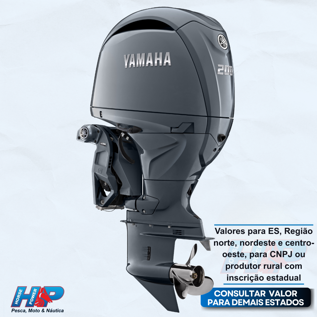 MOTOR DE POPA YAMAHA 200HP F200 NSTL 4T