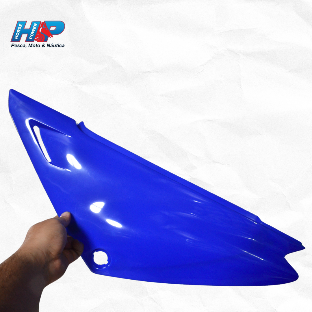 TAMPA LATERAL XTZ 125 LADO ESQUERDO AZUL ORIGINAL-5RMF17110000