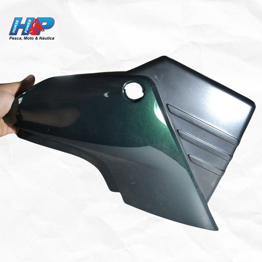 TAMPA LATERAL YBR 2006 A 2007 LADO ESQUERDO VERDE ORIGINAL-5HHF1711003Y0