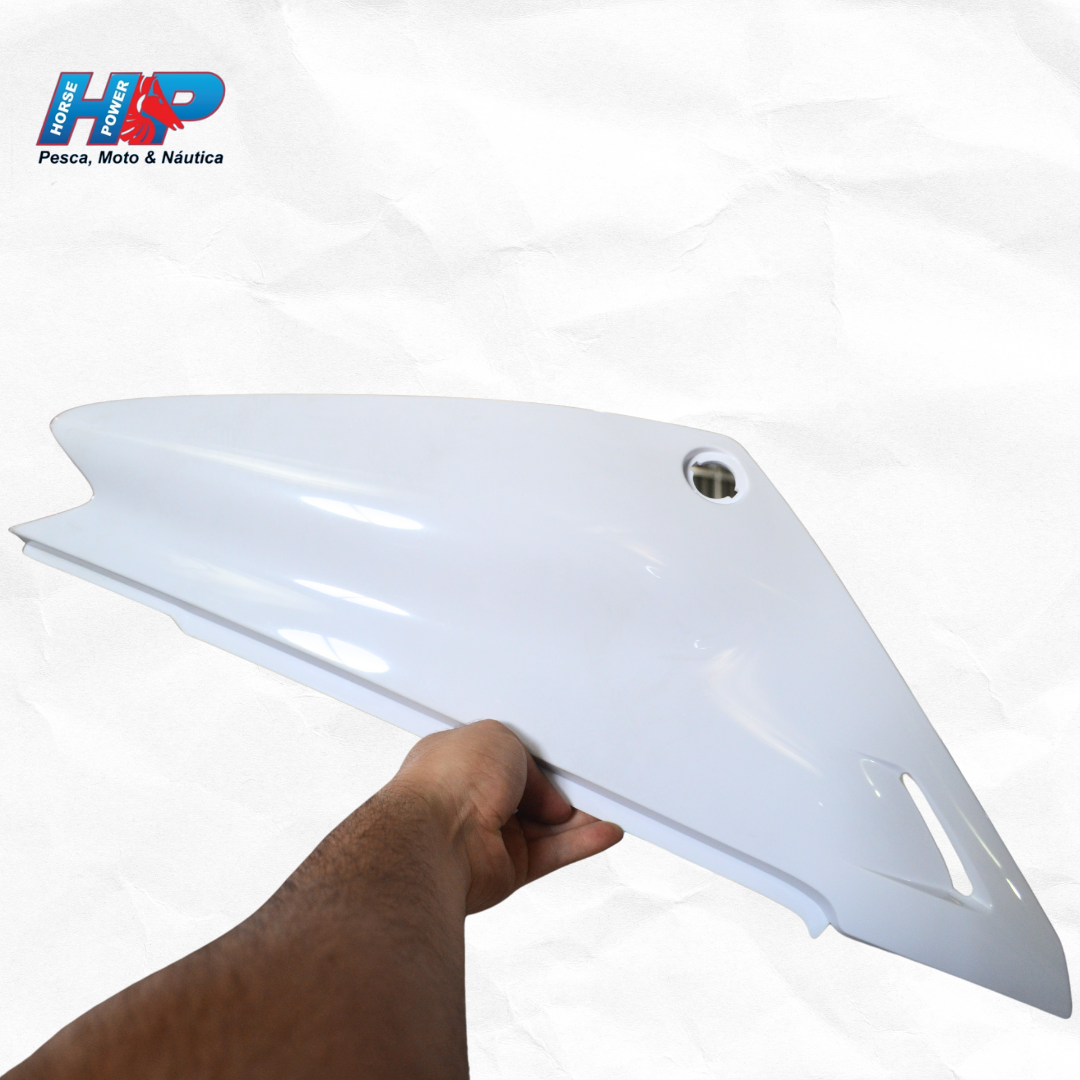 TAMPA LATERAL XTZ 125 LADO ESQUERDO BRANCA ORIGINAL-5RMF17113000