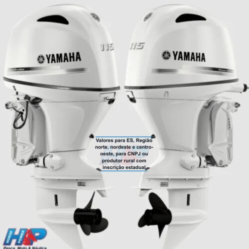 PARELHA MOTOR DE POPA YAMAHA 115HP F115BET2X 4T