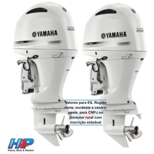 PARELHA MOTOR DE POPA YAMAHA 200HP F200QET2X 4T