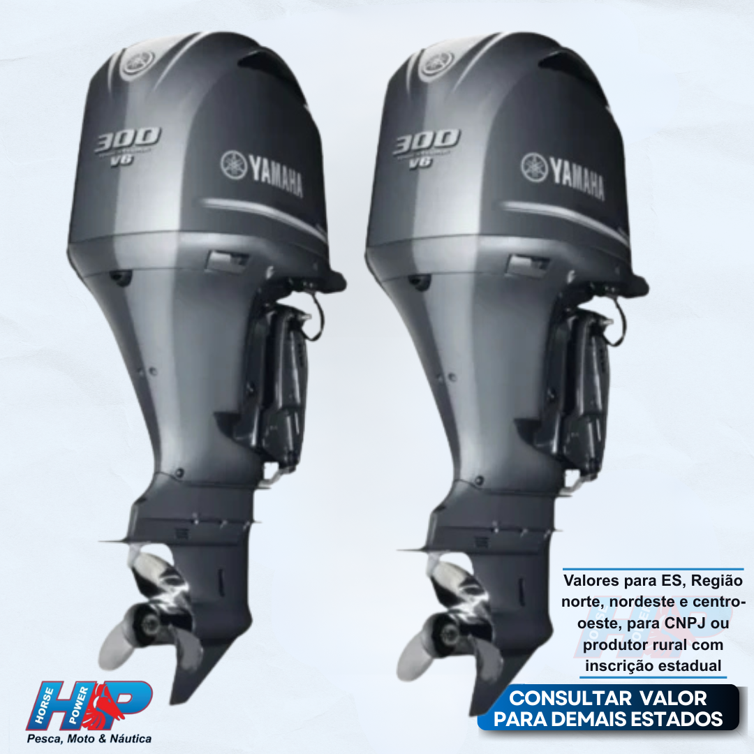 PARELHA MOTOR DE POPA YAMAHA 300HP F300DETX 4T