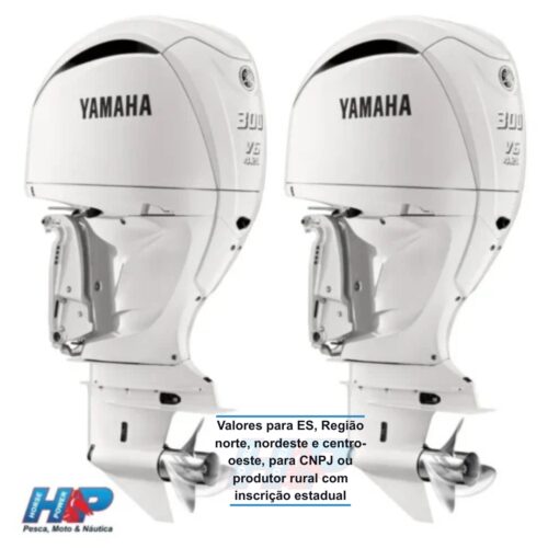 PARELHA MOTOR DE POPA YAMAHA 300HP F300GET2X 4T - JOYSTICK
