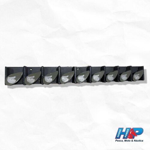 Suporte de parede para 9 varas