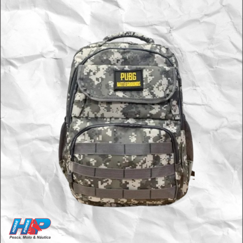 MOCHILA CAMPING CAMUFLADA PUBG