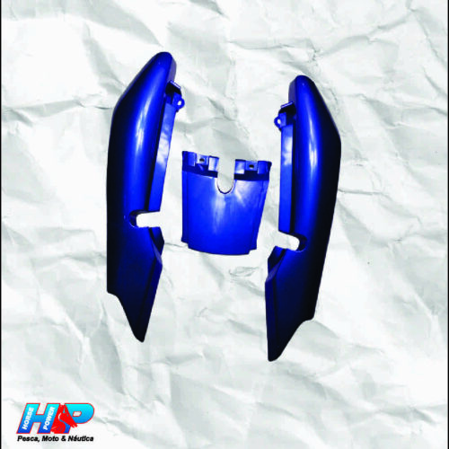 Rabeta Traseira YBR 2008 Azul Conjunto (Paralela)