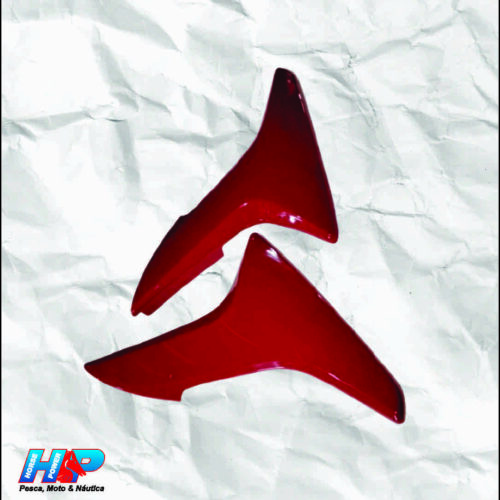 Tampa Lateral TITAN150|FAN150 2009-2010 Vermelha (PAR)