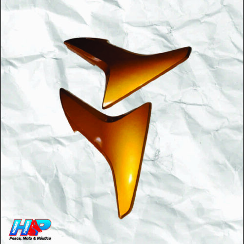 Tampa Lateral TITAN150|FAN150 2010 Laranja (PAR)