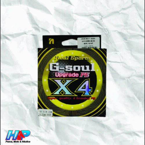 Linha Multifilamento GSOUL 4.0-0,32mm 44Lbs 4x PE-150m