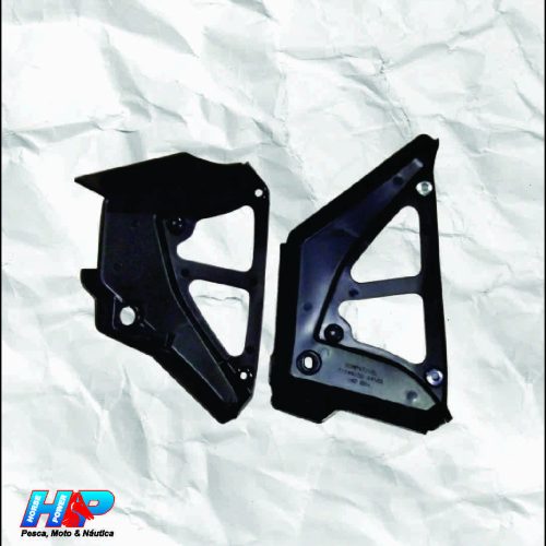 Sub Tampa Lateral Preta Par TITAN 150 2004 a 2008 (Paralela)