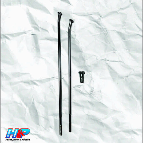 Raio Roda Traseira XRE 300 4mm Cromado (Jogo)