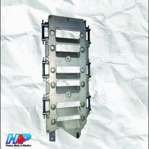 Placa da Válvula de Palheta 250BETOX Yamaha Original Motor de Popa Náutica