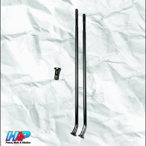 Raio Roda Traseira XT 660 4mm Cromado (Jogo)